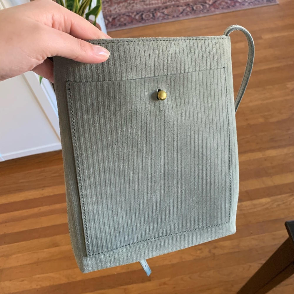 Madewell corduroy suede crossbody bag